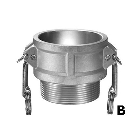 Acople Camlock Tipo B Aluminio