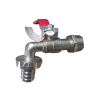 Llave de Chorro Palanca Roja de 3/4''