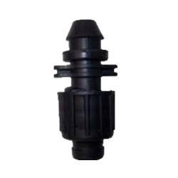 Conector con empaque incorporado